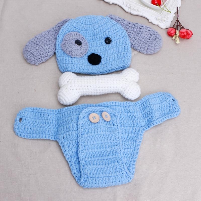 Baby Clothing Newborn - 3 قطع/مجموعة قبعة دعامة للتصوير الفوتوغرافي