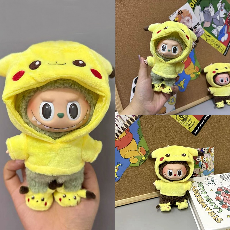 Baby Clothing - 15 17 سنتيمتر ل Labubu دمية