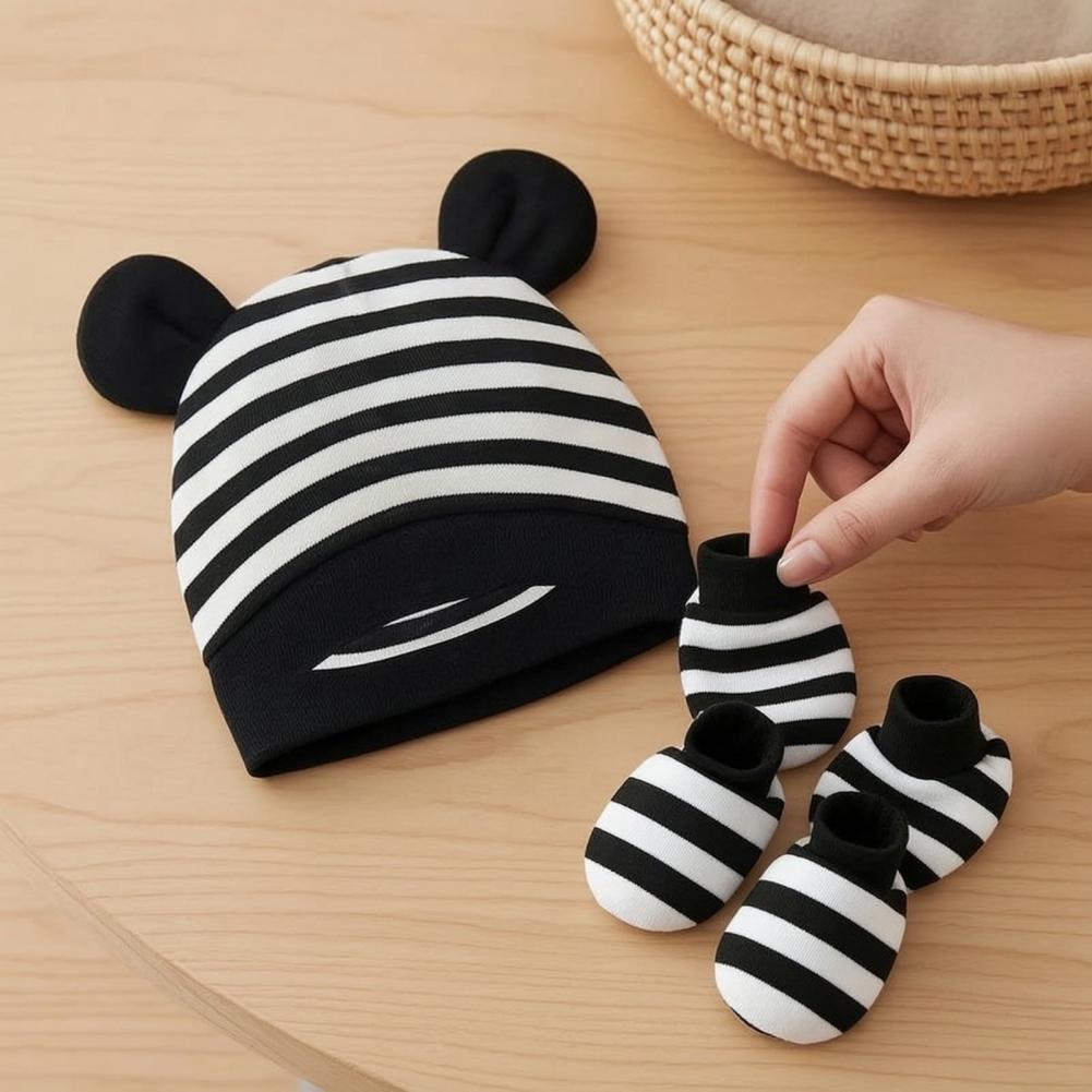 Baby Mittens Scratch - قفازات مضادة للخدوش للمواليد الجدد، طقم