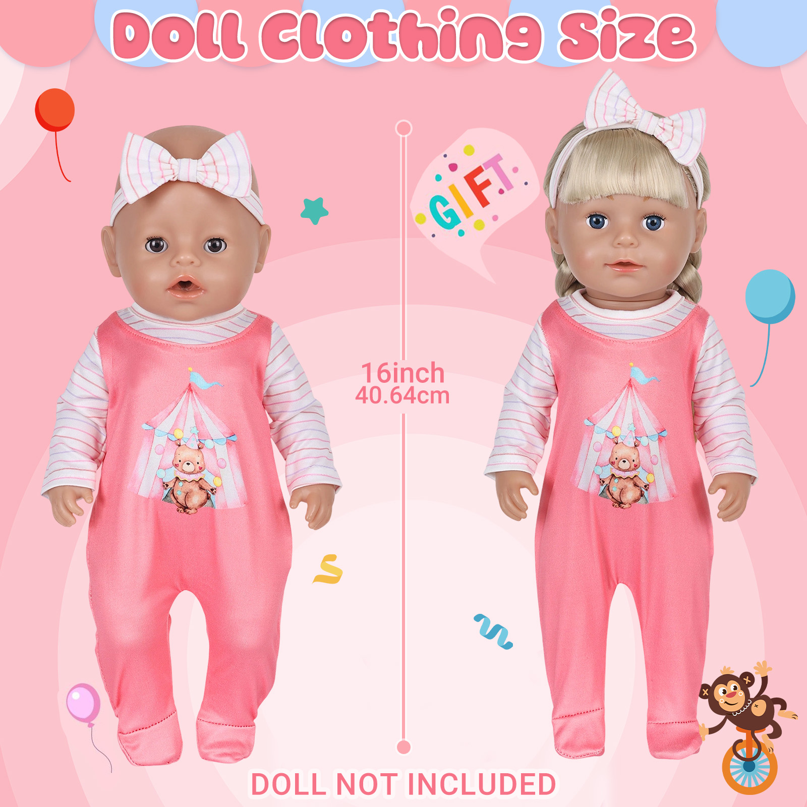ملابس دمى للأطفال بحجم 16-18 ب - مراجعة Baby Clothing وسعره