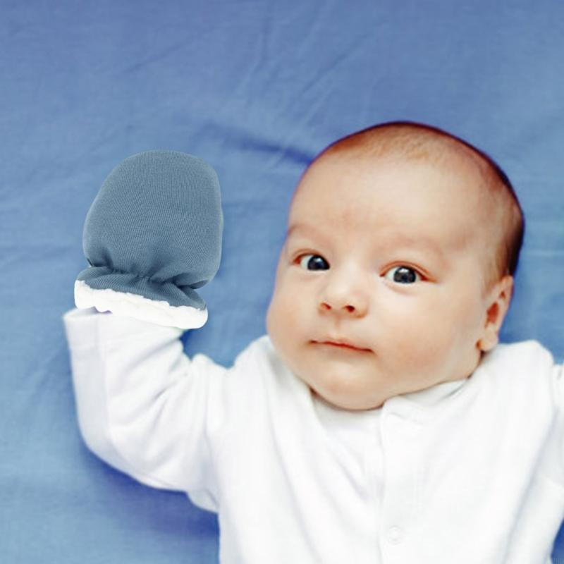 مجموعة J2HD من 3 قفازات صوف خد - مراجعة Baby Mittens Scratch وسعره