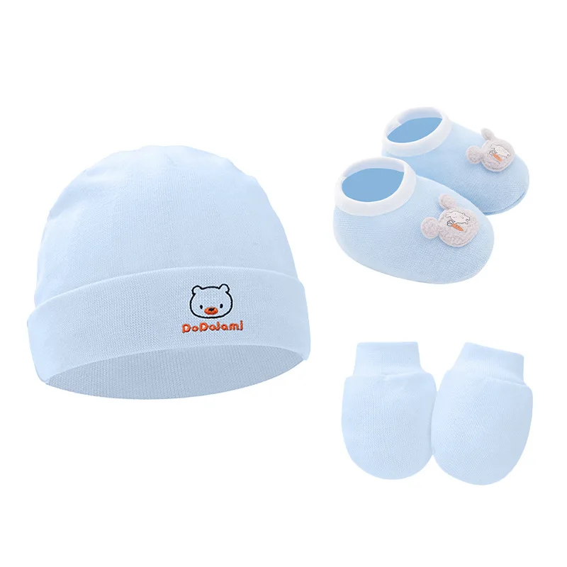 3 قطعة/المجموعة الوليد قبعة قف - مراجعة Baby Mittens Scratch وسعره