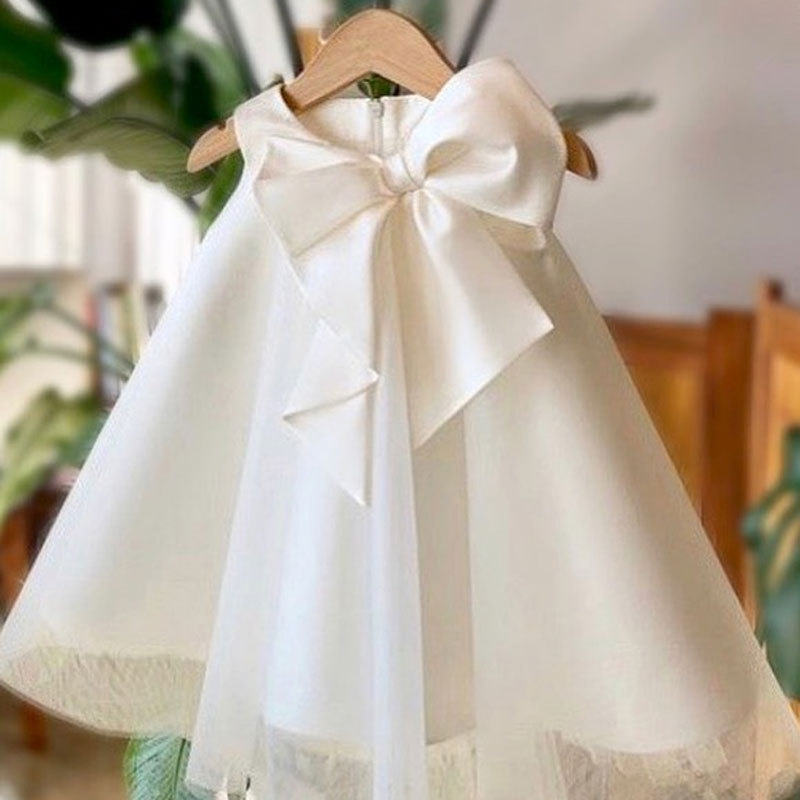 فستان بناتي صيفي بفيونكة كبيرة - مراجعة Baby Clothing Discount وسعره