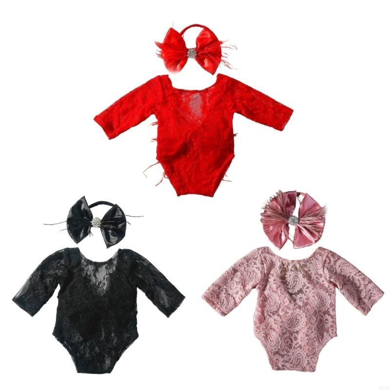 مجموعة ملابس رومبير وربط رأس أ - مراجعة Baby Clothing Newborn وسعره