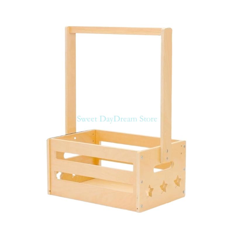 Y88C Wooden Baby Showers هدية  - مراجعة Baby Clothing Basket وسعره