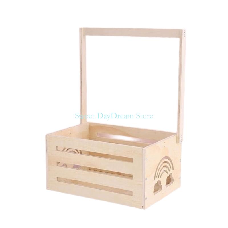 Y88C Wooden Baby Showers هدية  - مراجعة Baby Clothing Basket وسعره